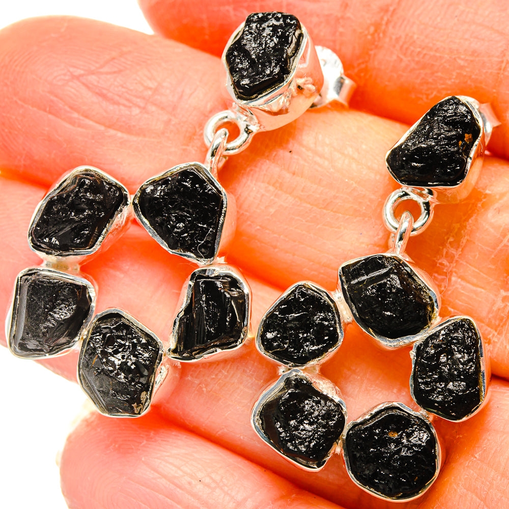 Tektite Earrings handcrafted by Anasilvercos - EARR431246