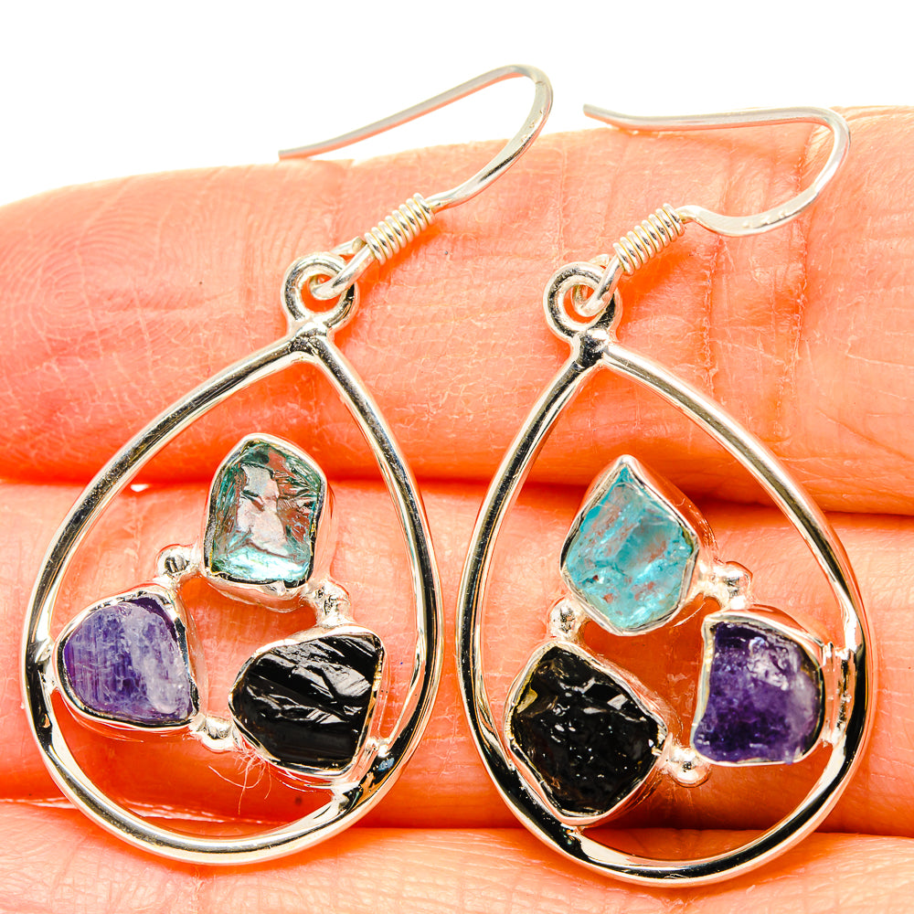 Tektite Earrings handcrafted by Anasilvercos - EARR431248