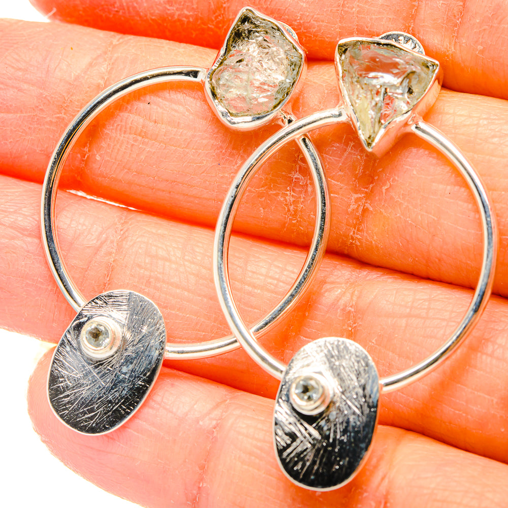 Herkimer Diamond Earrings handcrafted by Anasilvercos - EARR431258