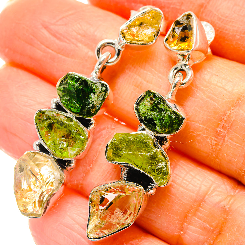 Citrine Earrings handcrafted by Anasilvercos - EARR431266