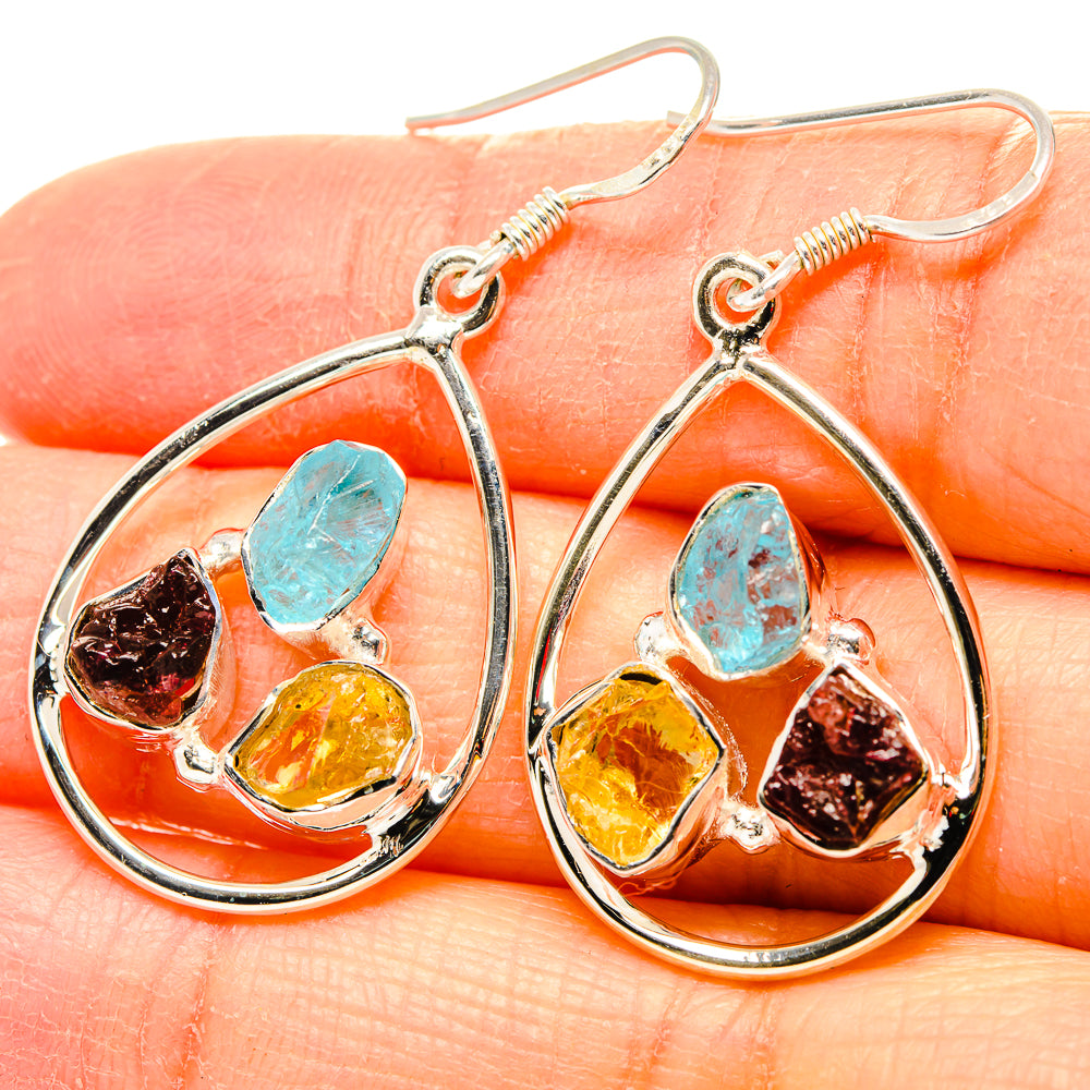 Apatite Earrings handcrafted by Anasilvercos - EARR431294