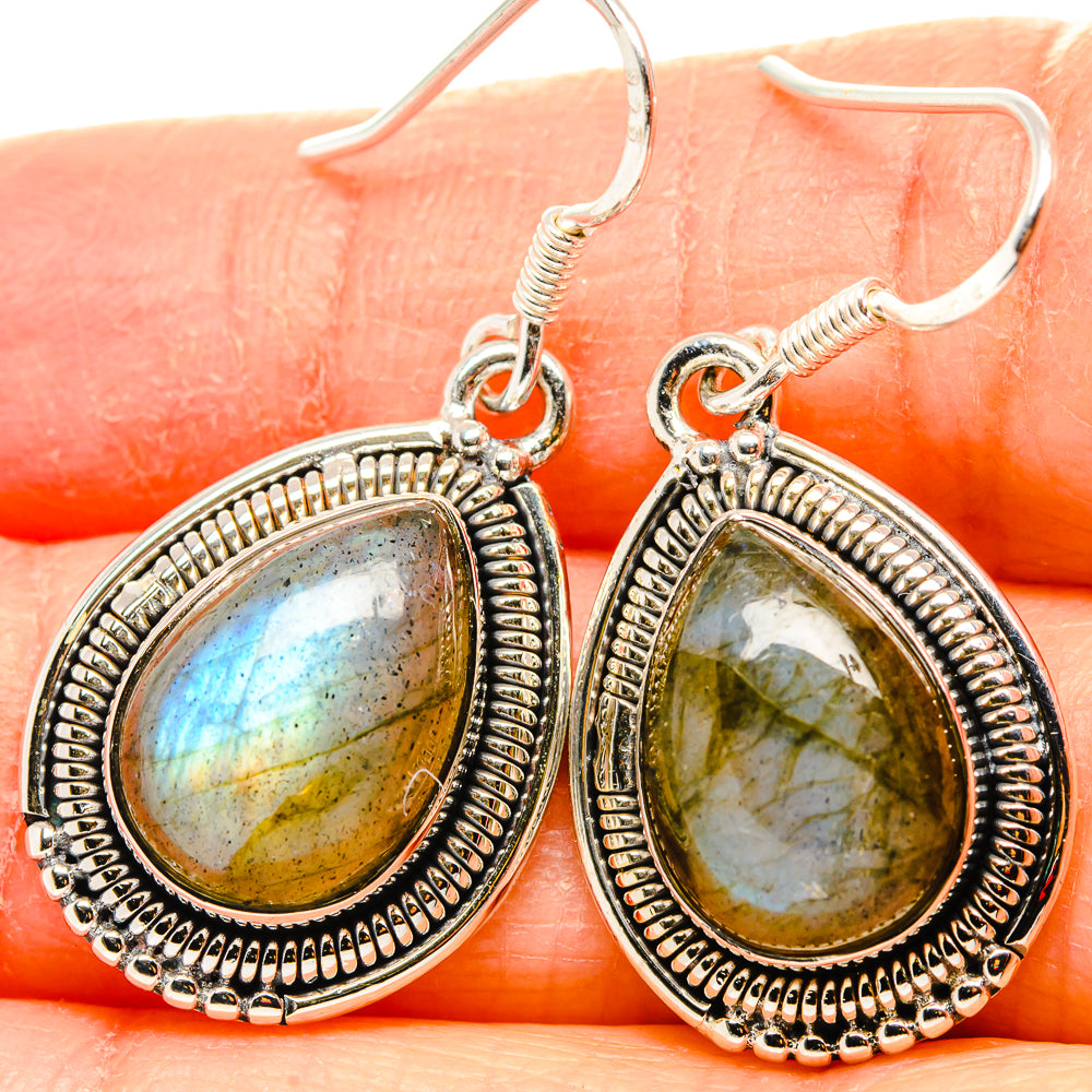 Labradorite Earrings handcrafted by Anasilvercos - EARR431296
