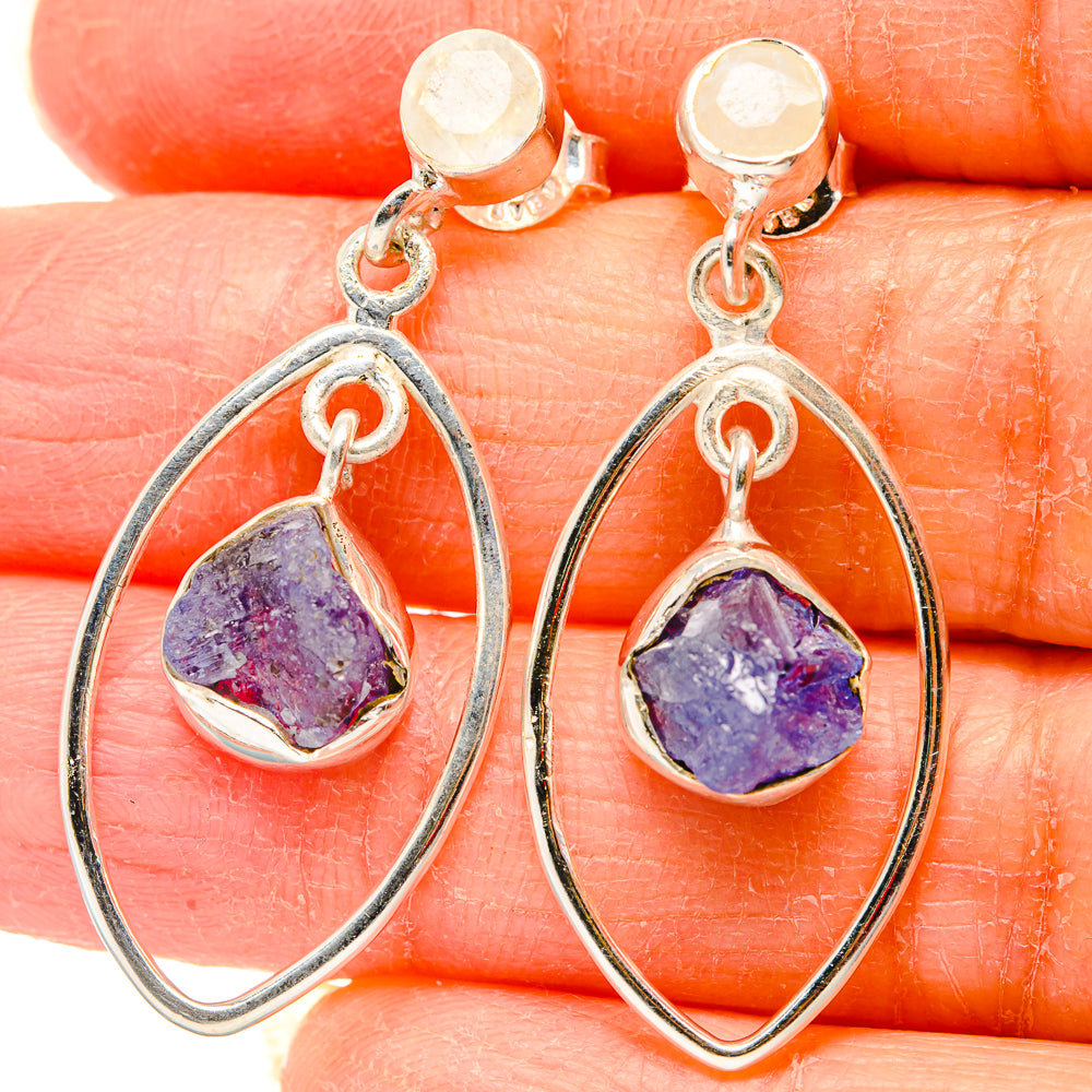Tanzanite Earrings handcrafted by Anasilvercos - EARR431298
