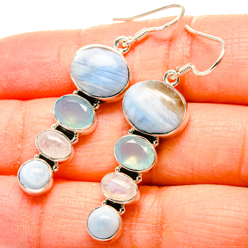 Owyhee Opal Earrings handcrafted by Anasilvercos - EARR431314