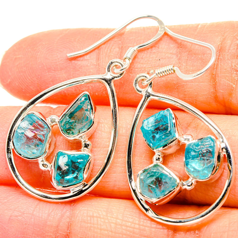 Apatite Earrings handcrafted by Anasilvercos - EARR431336