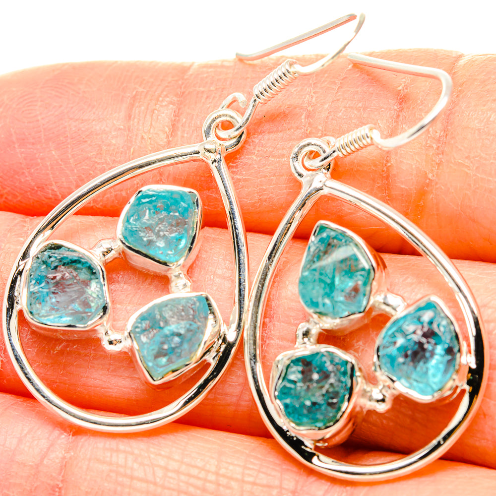 Apatite Earrings handcrafted by Anasilvercos - EARR431359