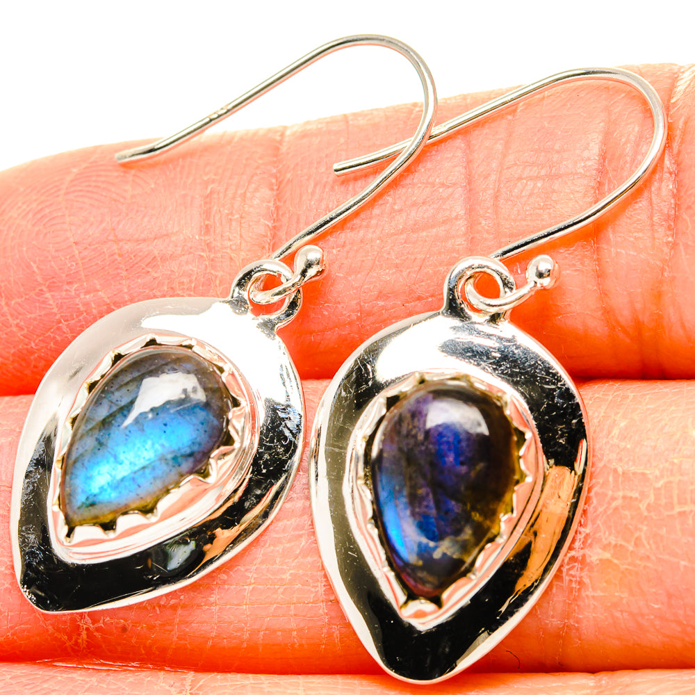 Labradorite Earrings handcrafted by Anasilvercos - EARR431383