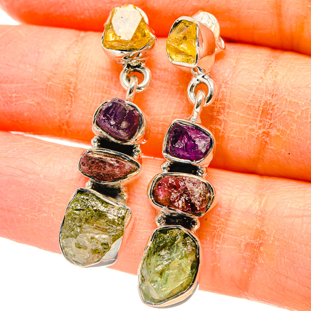Peridot Earrings handcrafted by Anasilvercos - EARR431404