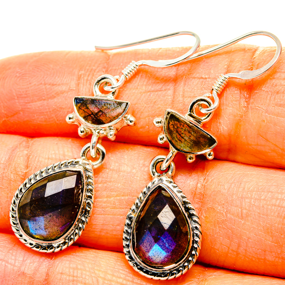 Labradorite Earrings handcrafted by Anasilvercos - EARR431537