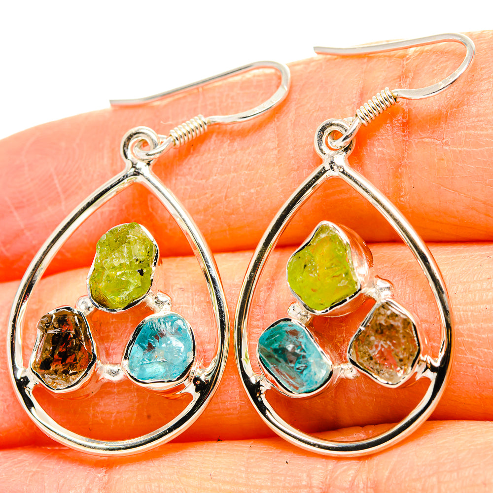 Herkimer Diamond Earrings handcrafted by Anasilvercos - EARR431564