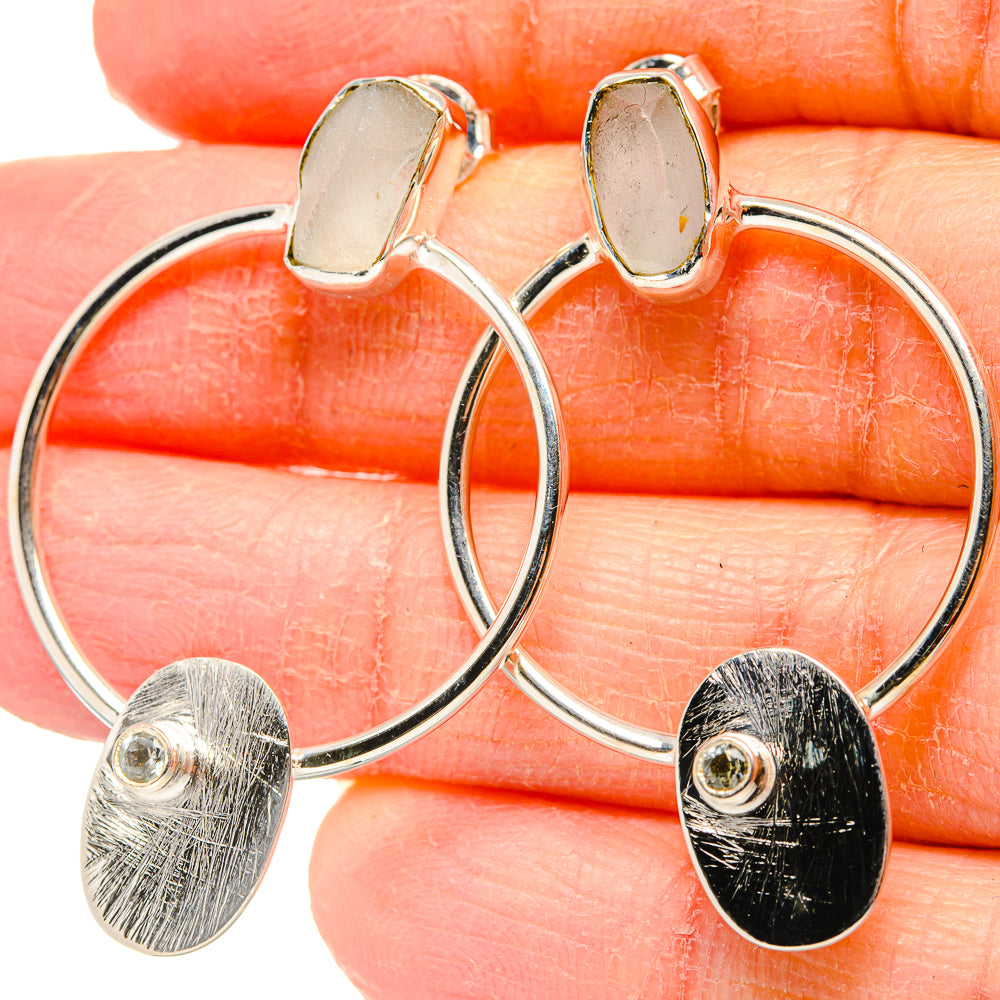 Aquamarine Earrings handcrafted by Anasilvercos - EARR431569