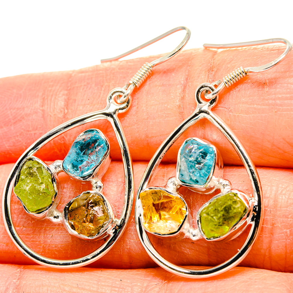 Apatite Earrings handcrafted by Anasilvercos - EARR431570