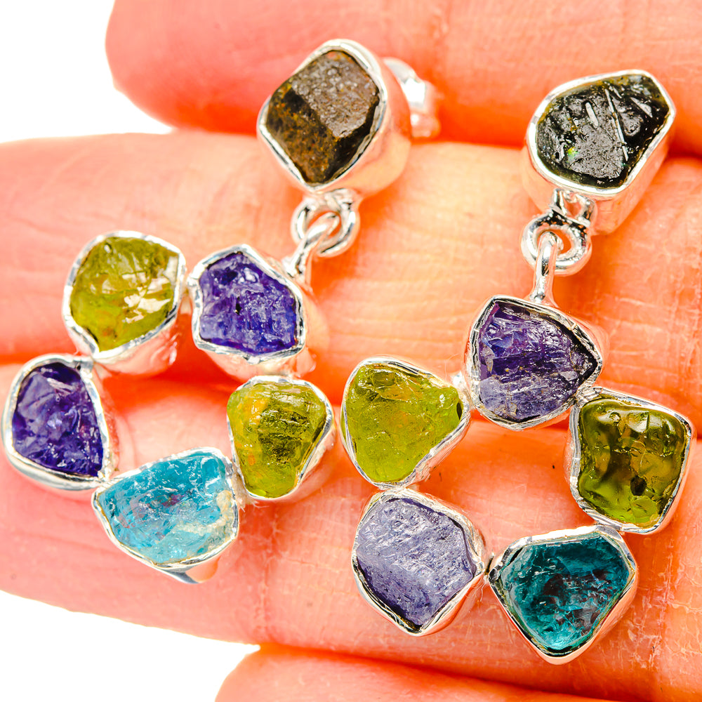 Tanzanite Earrings handcrafted by Anasilvercos - EARR431572