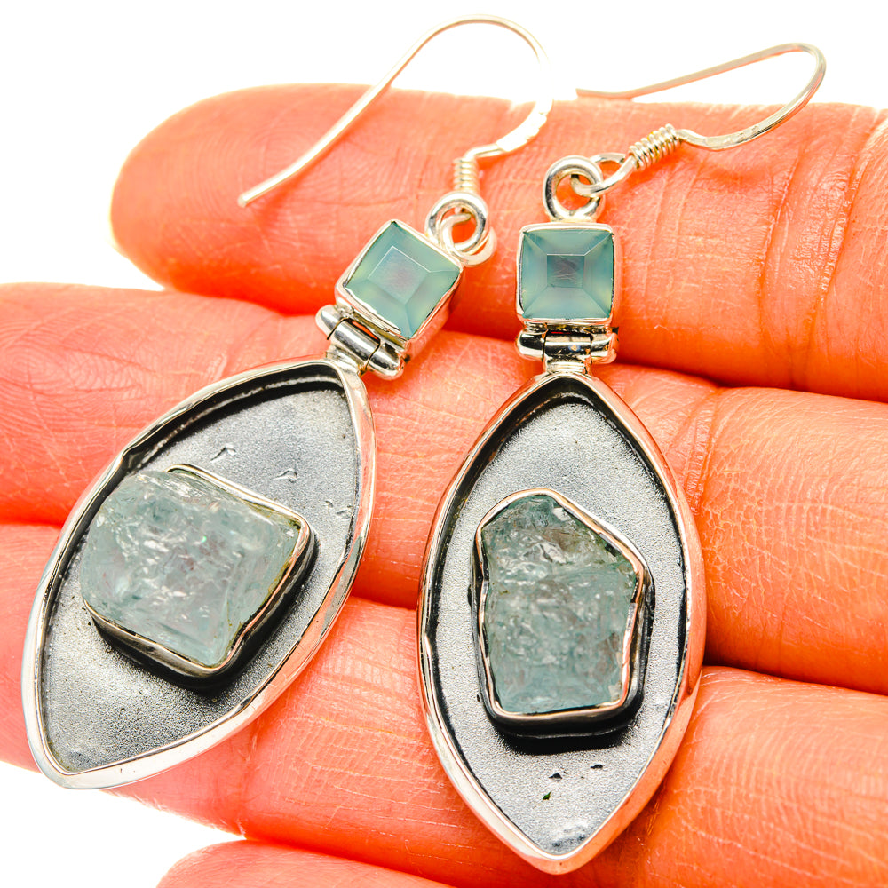 Aquamarine Earrings handcrafted by Anasilvercos - EARR428555