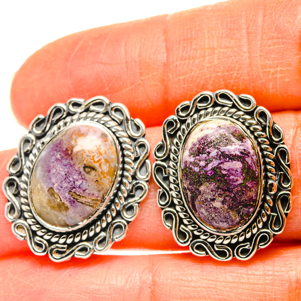 Stichtite Earrings handcrafted by Anasilvercos - EARR428556