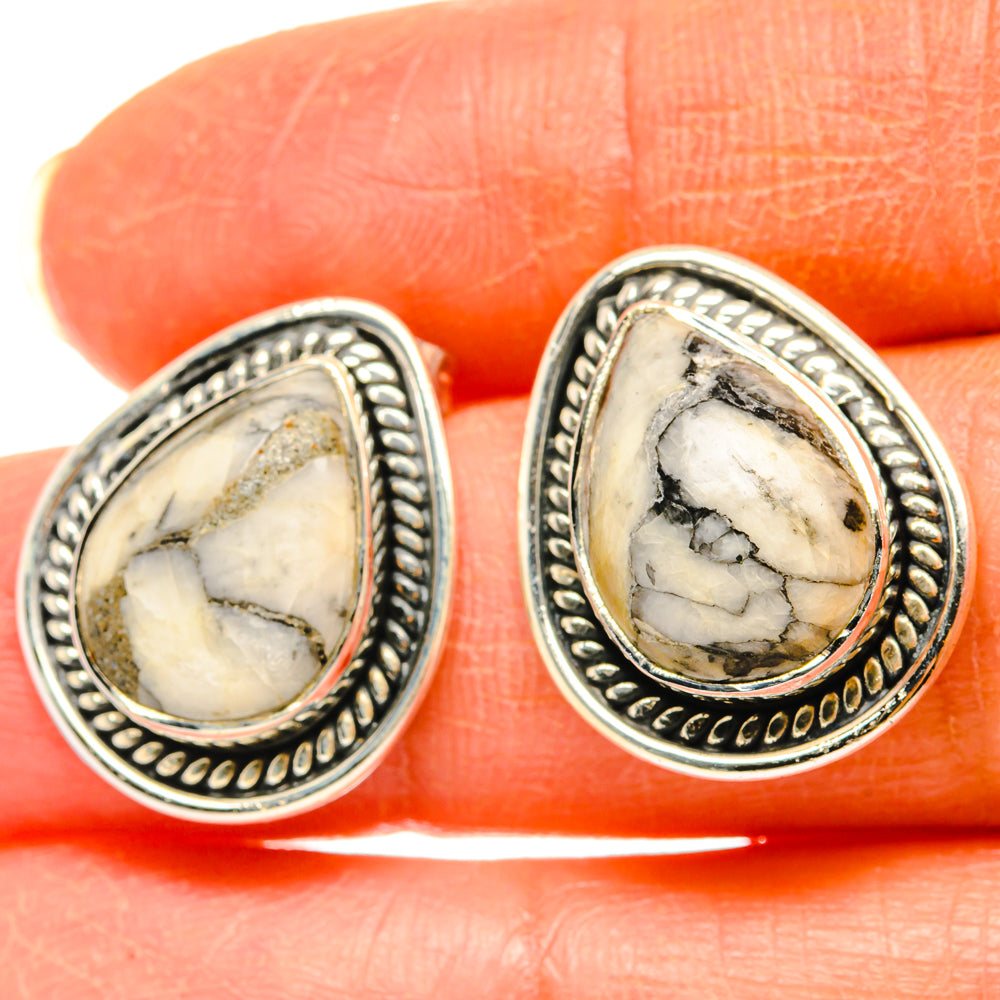 Pinolith Jasper Earrings handcrafted by Anasilvercos - EARR428558