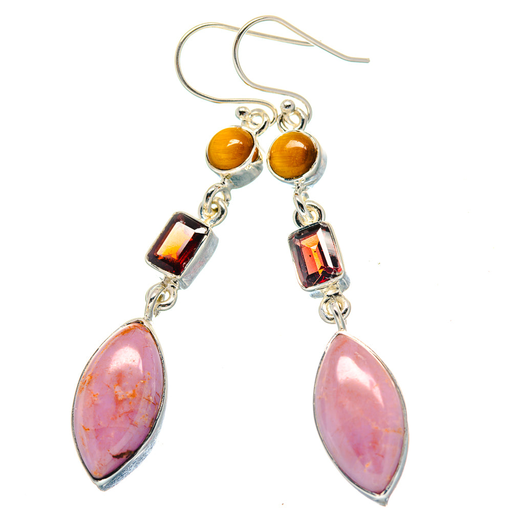 Phosphosiderite Earrings handcrafted by Anasilvercos - EARR423572