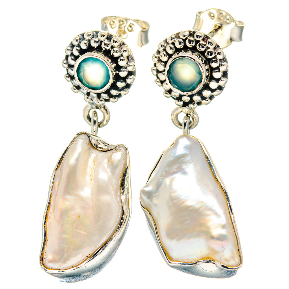 Labradorite Earrings handcrafted by Anasilvercos - EARR423582