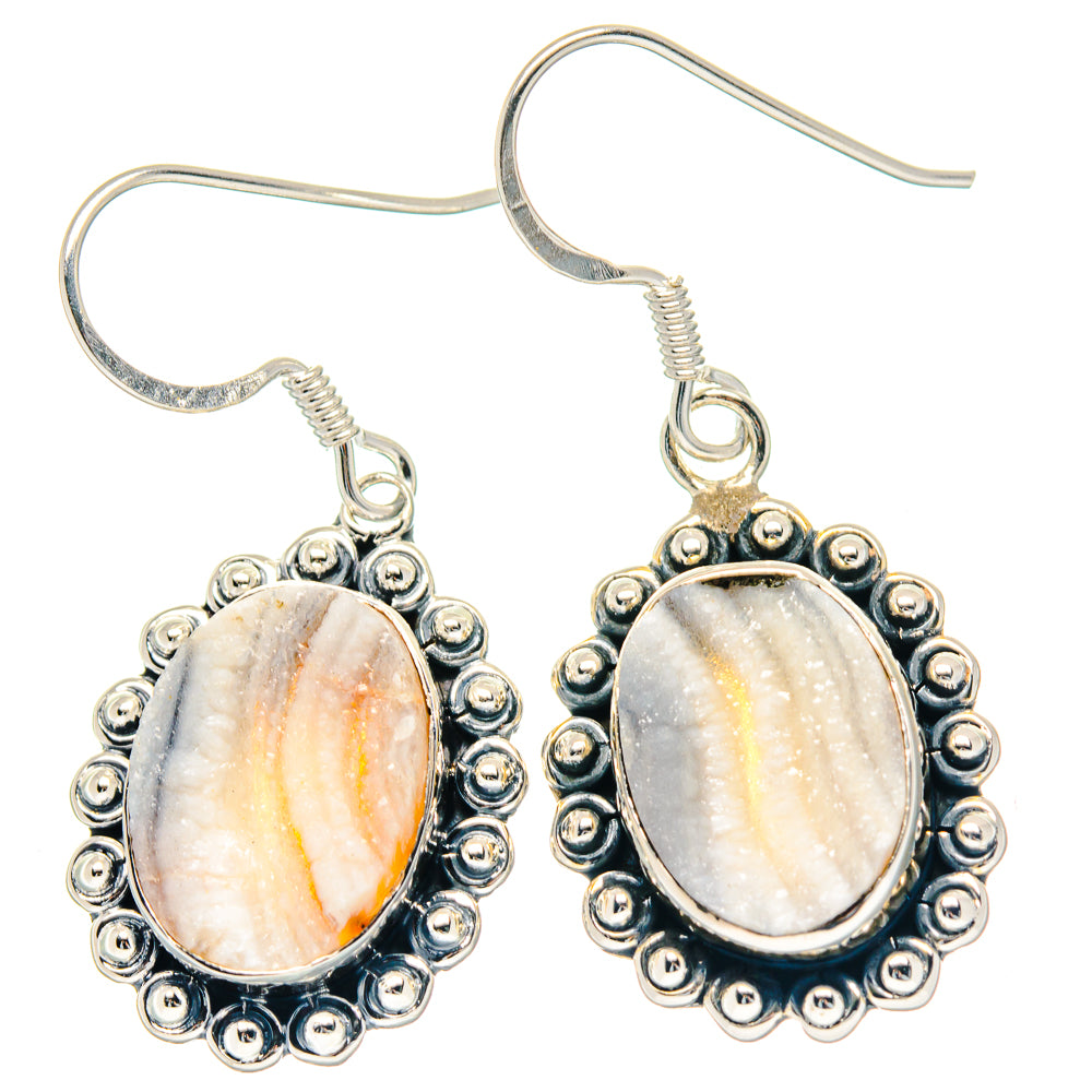 Desert Druzy Earrings handcrafted by Anasilvercos - EARR423591