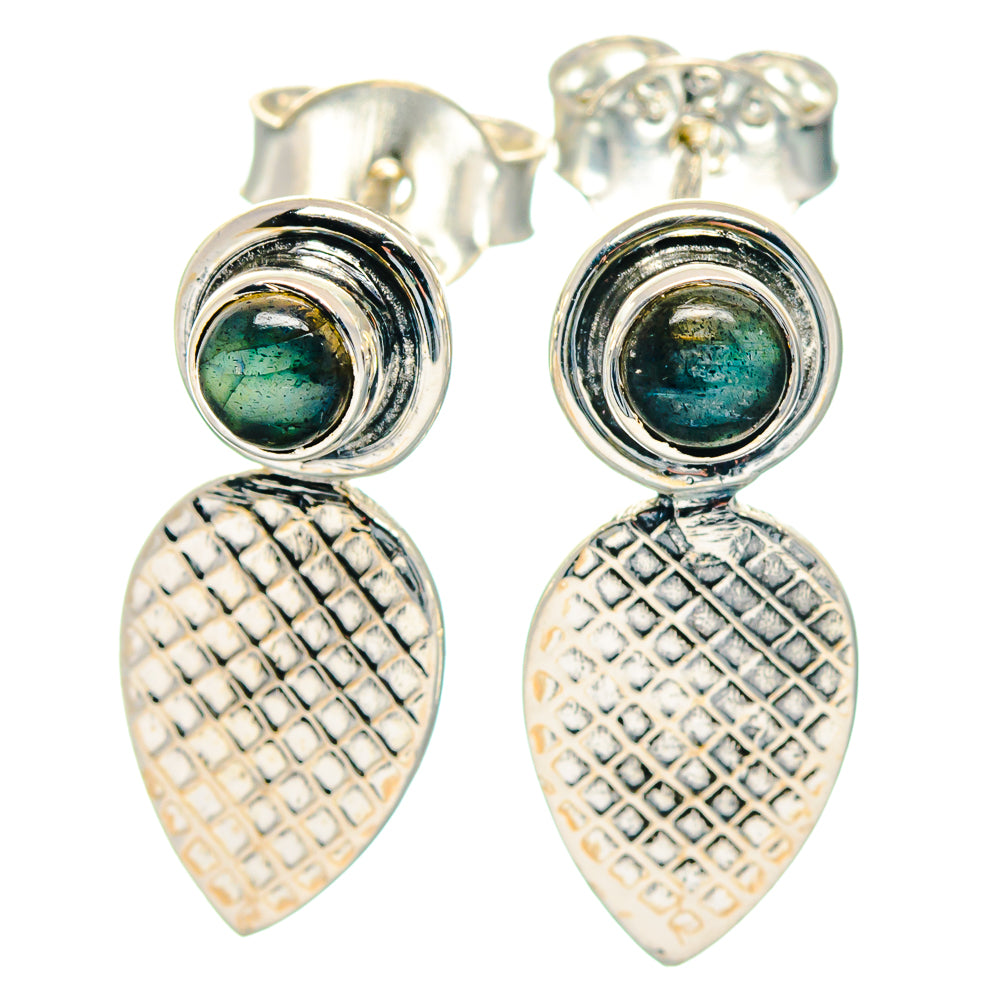 Labradorite Earrings handcrafted by Anasilvercos - EARR423606 - Photo 2