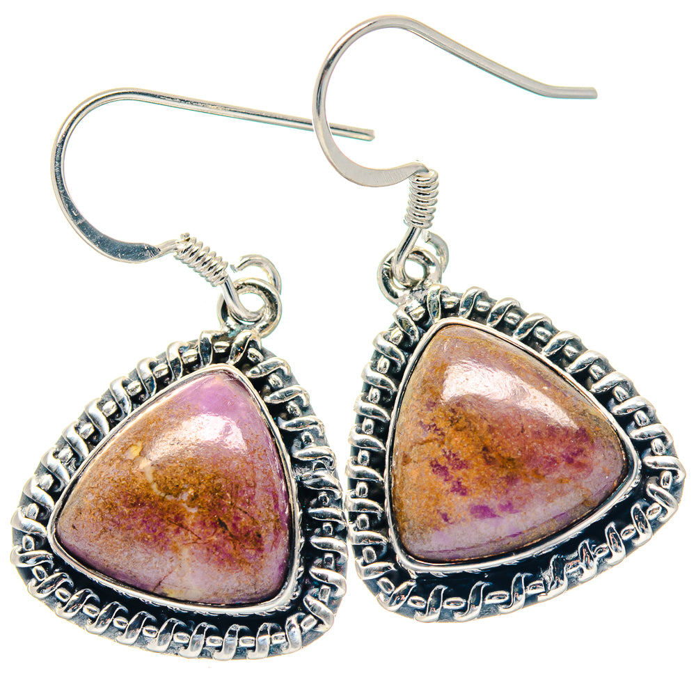 Phosphosiderite Earrings handcrafted by Anasilvercos - EARR423608