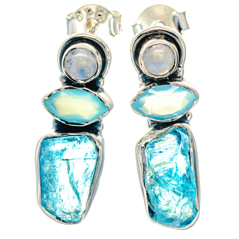 Apatite Earrings handcrafted by Anasilvercos - EARR423610