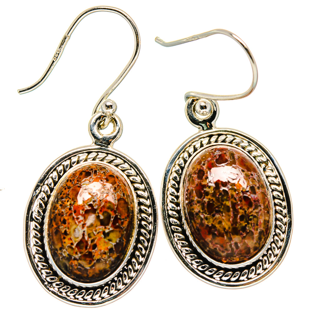 Dinosaur Bone Earrings handcrafted by Anasilvercos - EARR423626