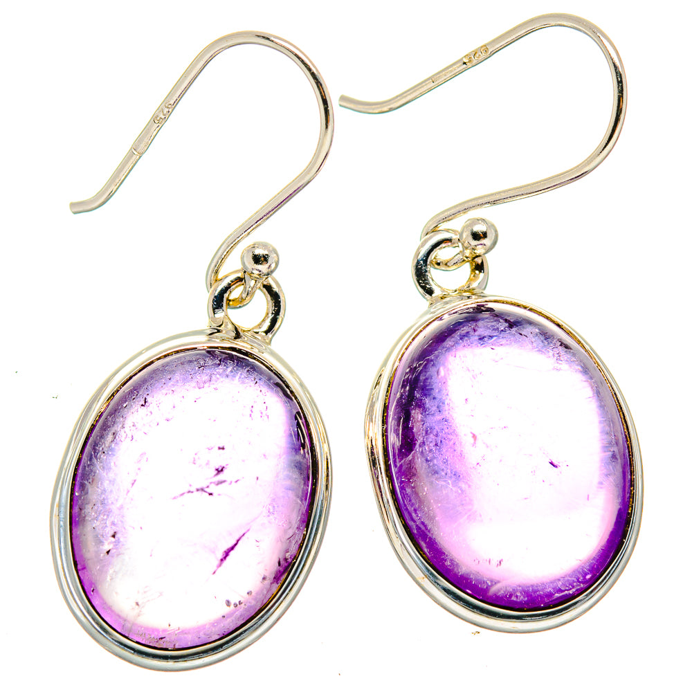 Amethyst Earrings handcrafted by Anasilvercos - EARR423634