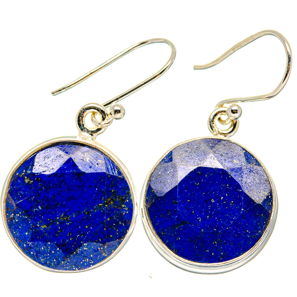 Lapis Lazuli Earrings handcrafted by Anasilvercos - EARR423636