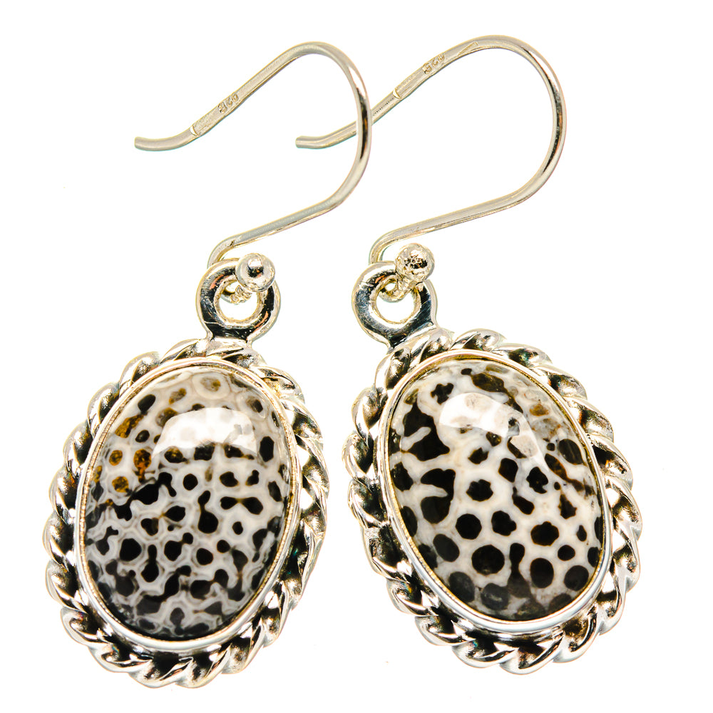 Stingray Coral Earrings handcrafted by Anasilvercos - EARR423655