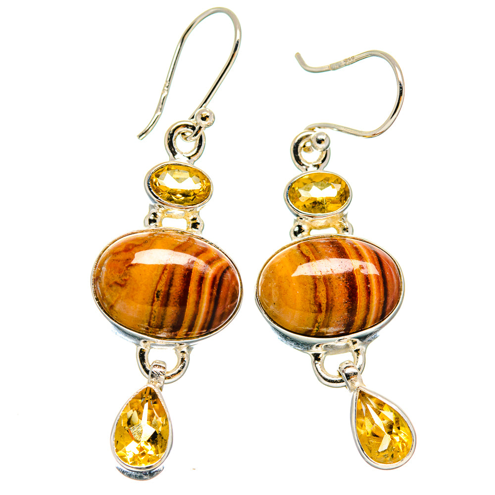 Mookaite Earrings handcrafted by Anasilvercos - EARR423667