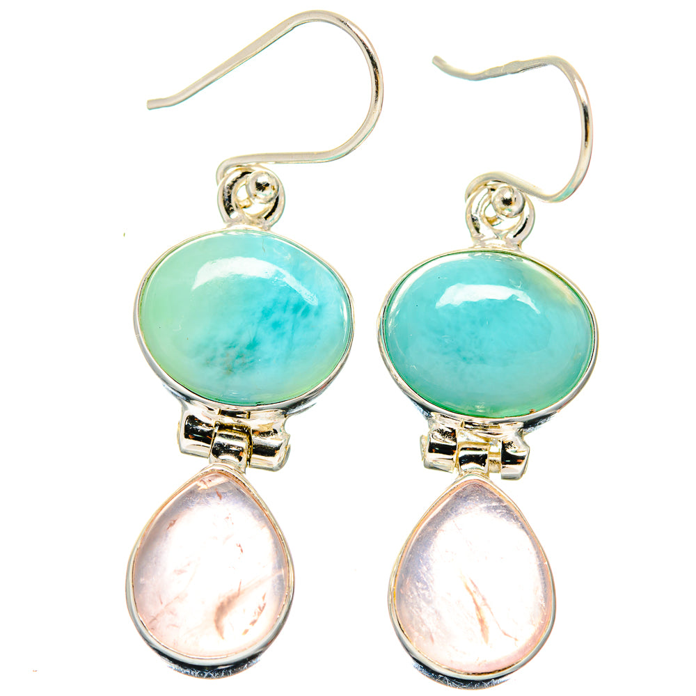 Larimar Earrings handcrafted by Anasilvercos - EARR423692