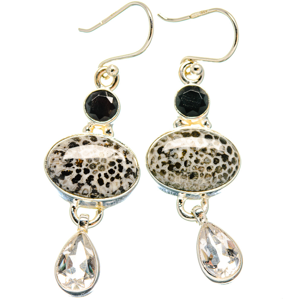 Stingray Coral Earrings handcrafted by Anasilvercos - EARR423701