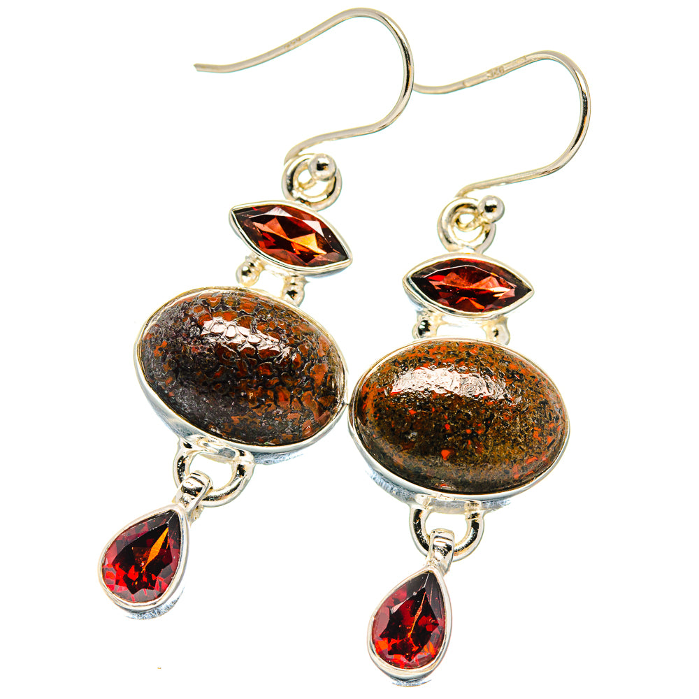 Dinosaur Bone Earrings handcrafted by Anasilvercos - EARR423704