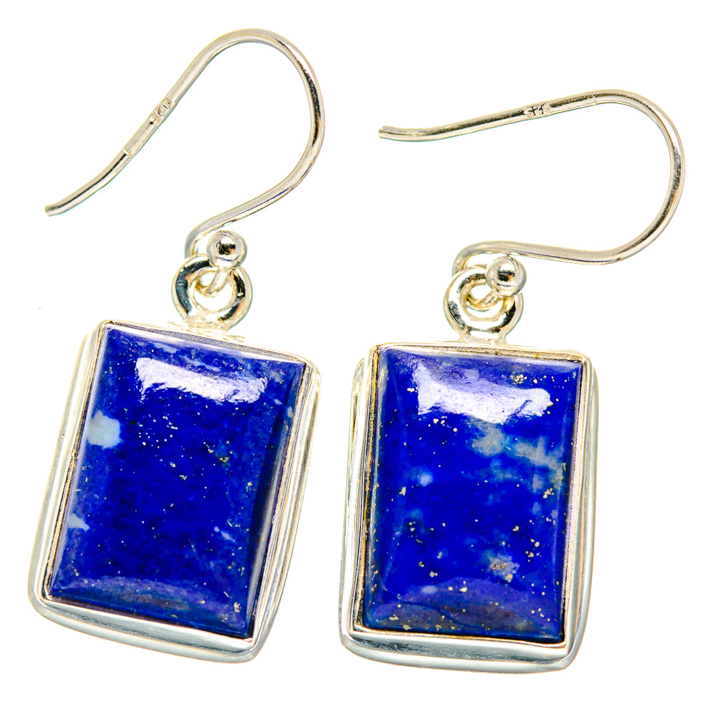 Lapis Lazuli Earrings handcrafted by Anasilvercos - EARR423709