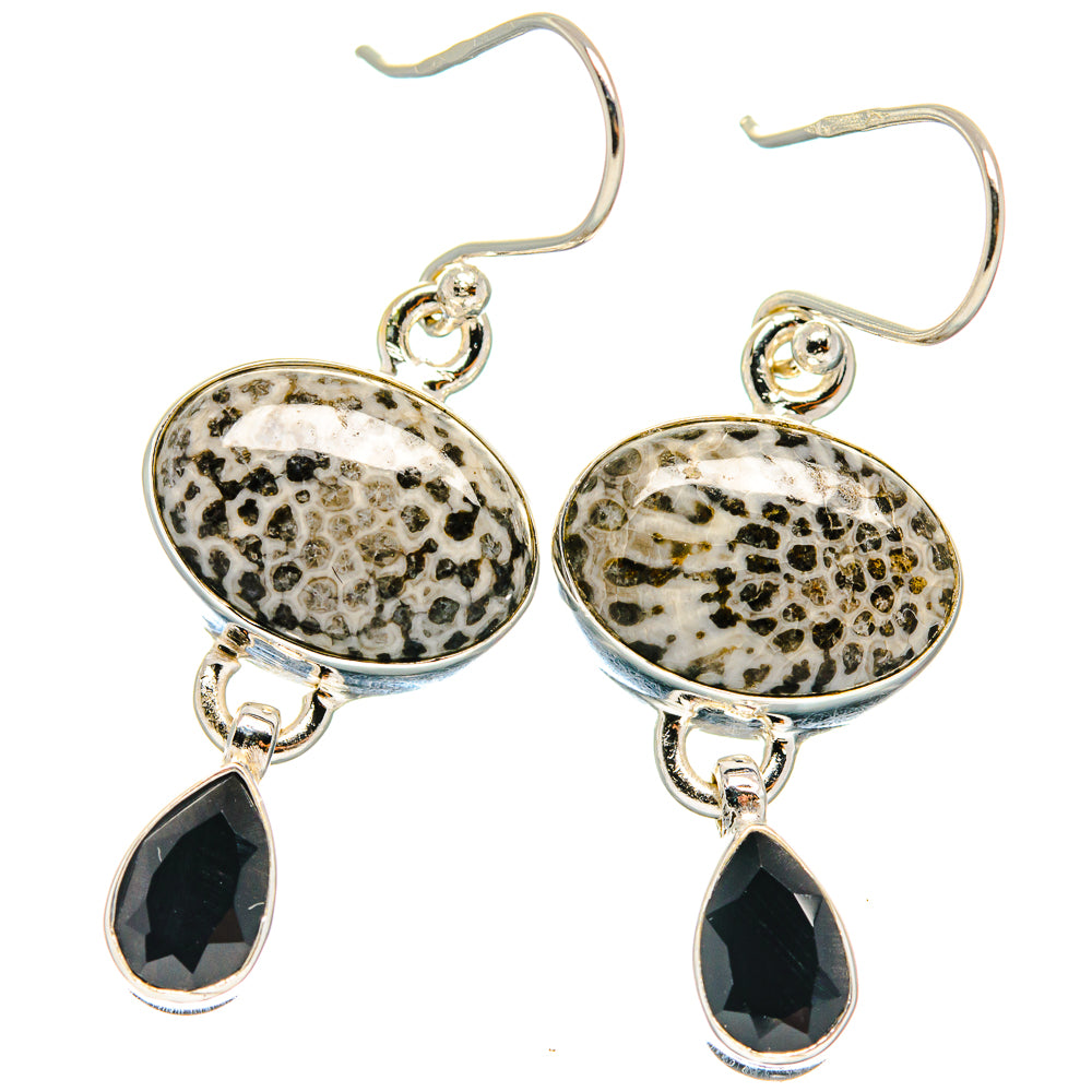 Stingray Coral Earrings handcrafted by Anasilvercos - EARR423724