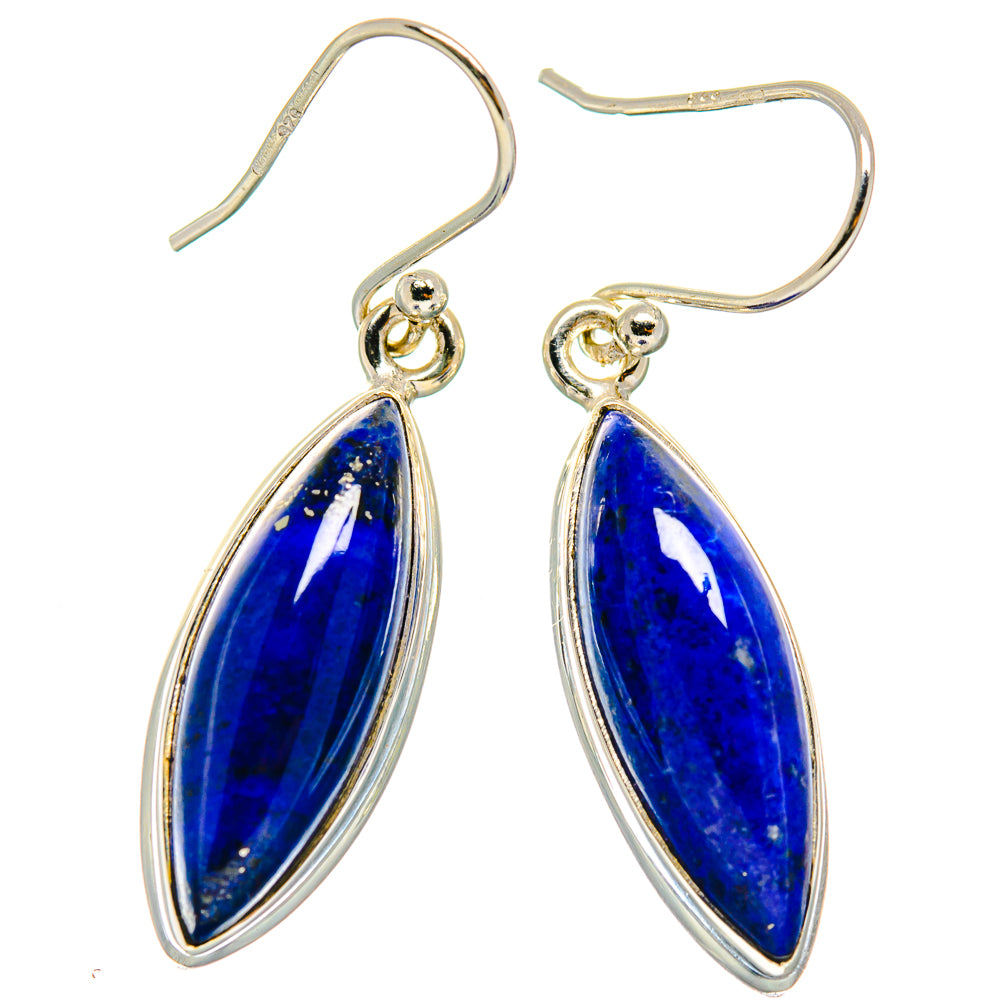 Lapis Lazuli Earrings handcrafted by Anasilvercos - EARR423725