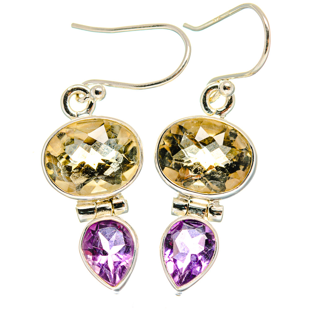 Citrine Earrings handcrafted by Anasilvercos - EARR423739