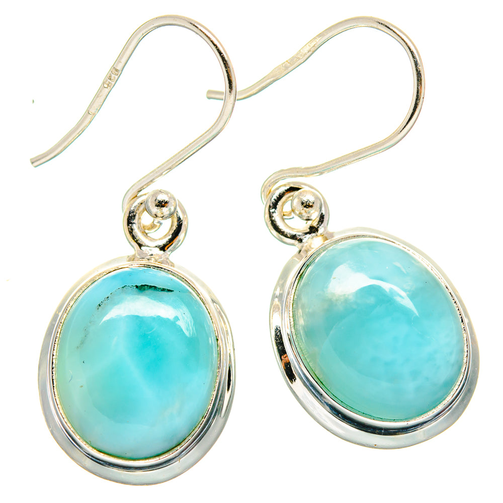 Larimar Earrings handcrafted by Anasilvercos - EARR423743