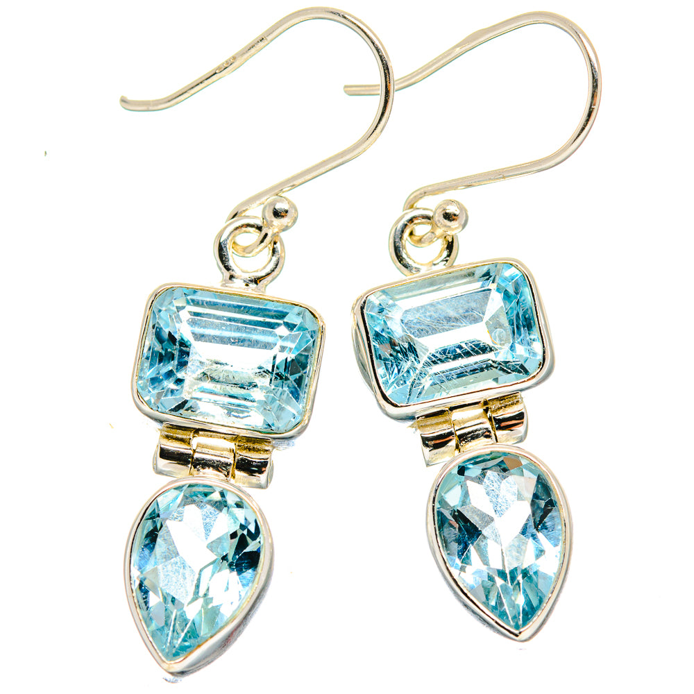 Aquamarine Earrings handcrafted by Anasilvercos - EARR423745