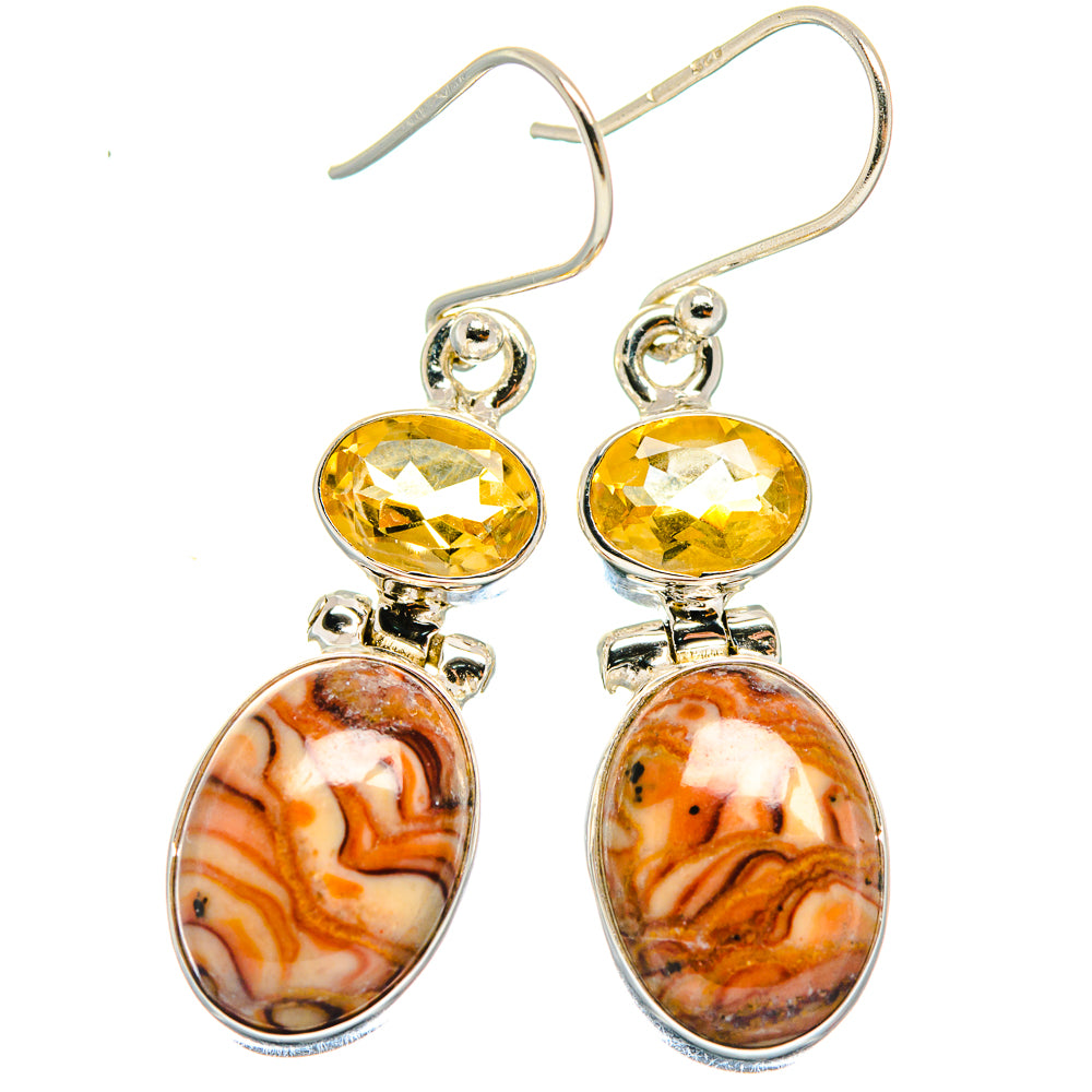 Mookaite Earrings handcrafted by Anasilvercos - EARR423751