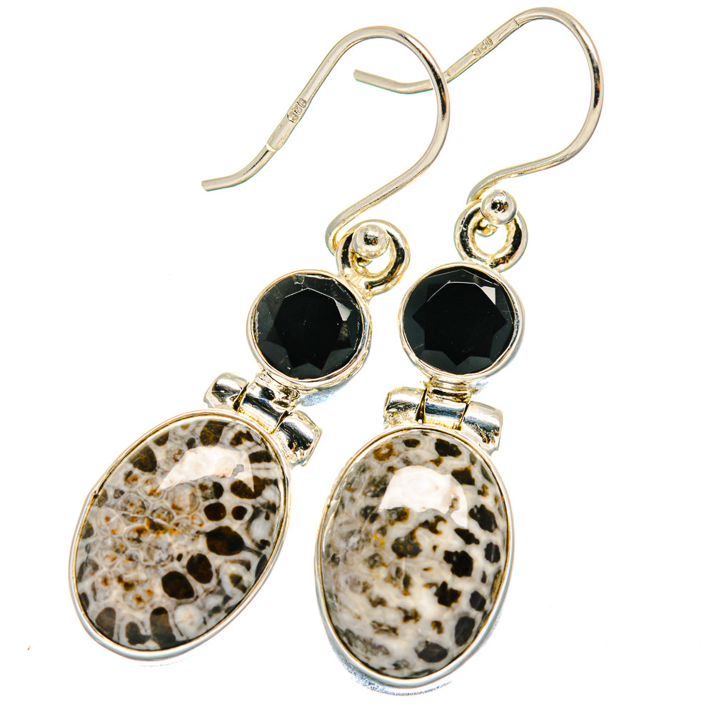 Stingray Coral Earrings handcrafted by Anasilvercos - EARR423756