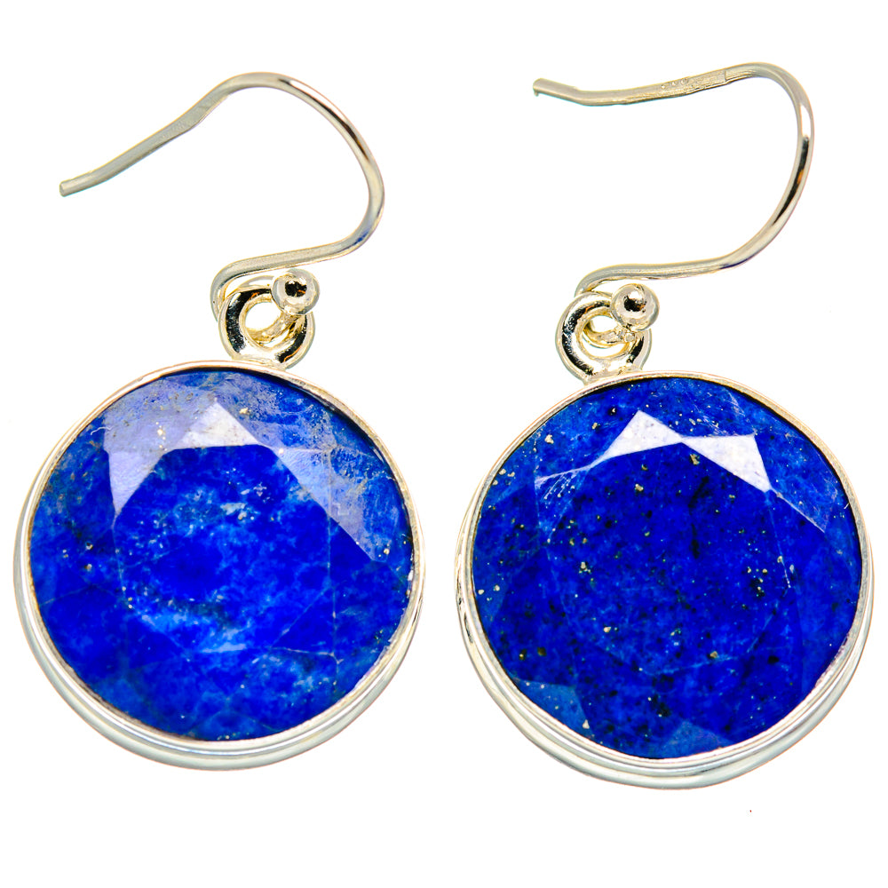 Lapis Lazuli Earrings handcrafted by Anasilvercos - EARR423759