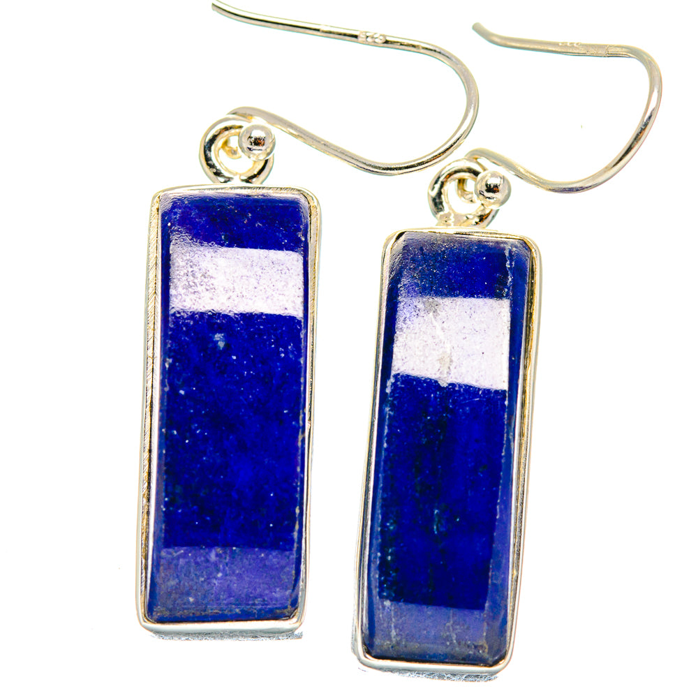 Lapis Lazuli Earrings handcrafted by Anasilvercos - EARR423763