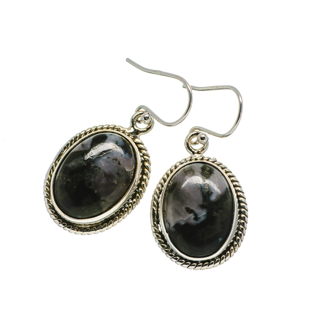 Gabbro Stone Earrings handcrafted by Anasilvercos - EARR392443