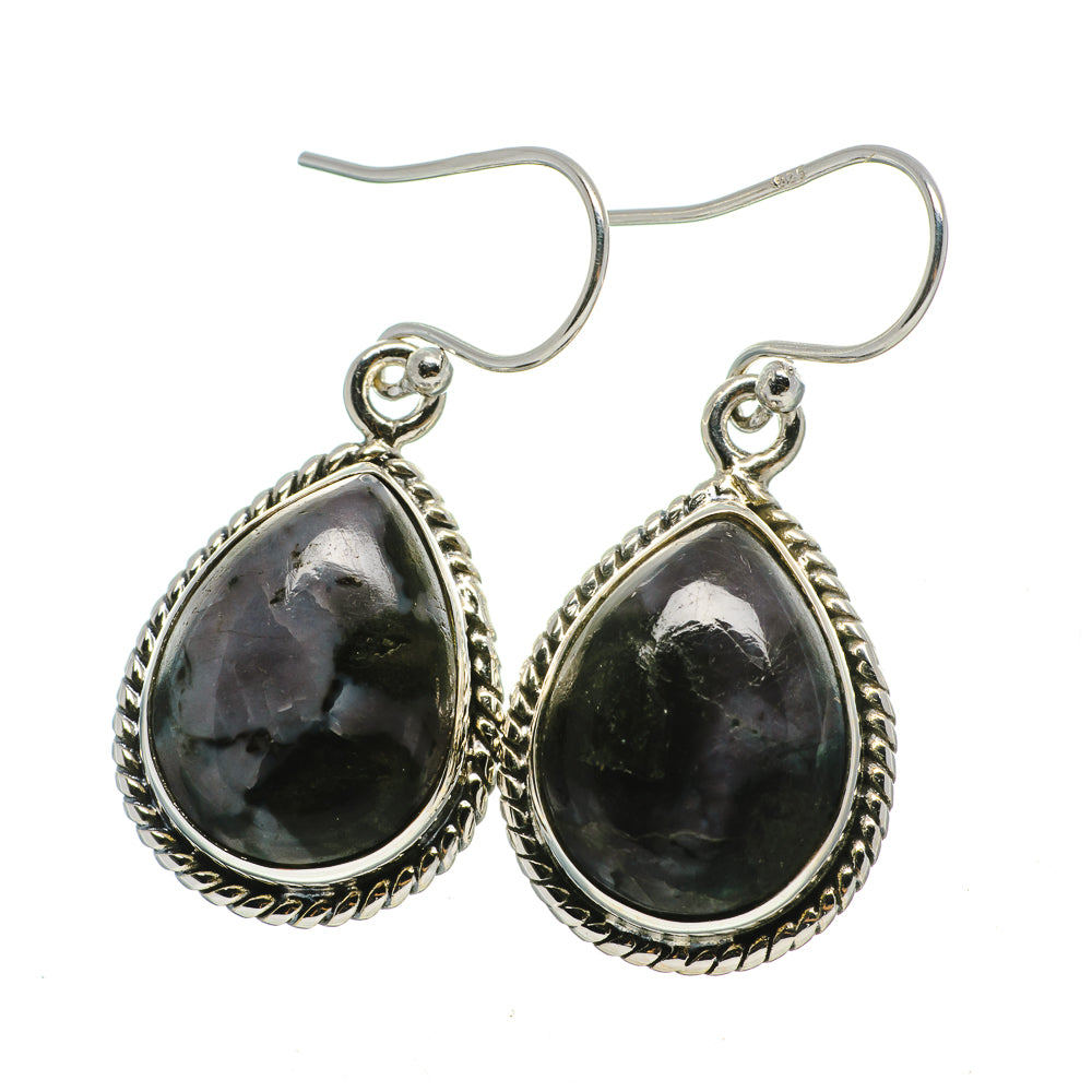 Gabbro Stone Earrings handcrafted by Anasilvercos - EARR392450