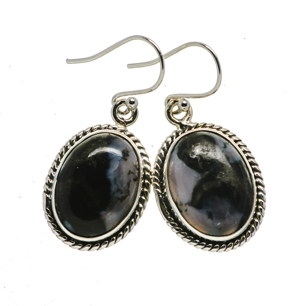 Gabbro Stone Earrings handcrafted by Anasilvercos - EARR392539