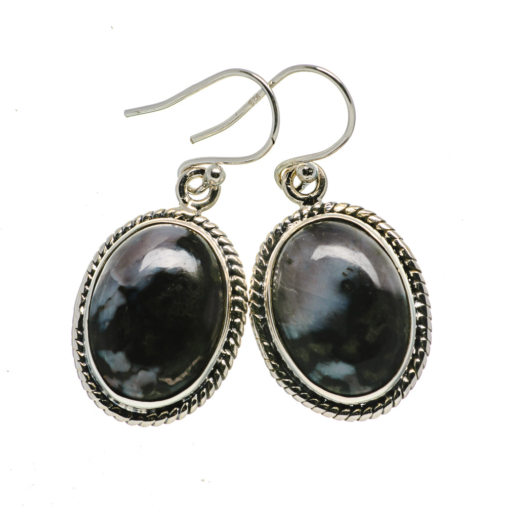 Gabbro Stone Earrings handcrafted by Anasilvercos - EARR392565