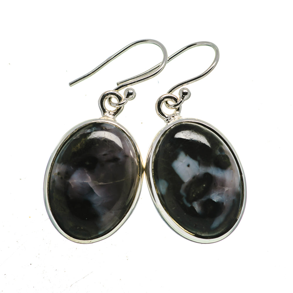 Gabbro Stone Earrings handcrafted by Anasilvercos - EARR392570