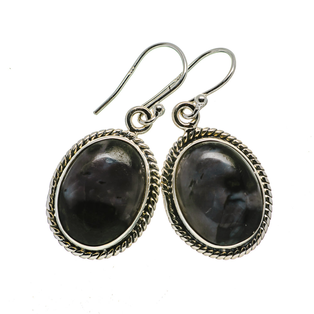 Gabbro Stone Earrings handcrafted by Anasilvercos - EARR392604